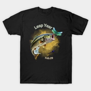 Fishing Lovers Leap Year T-Shirt